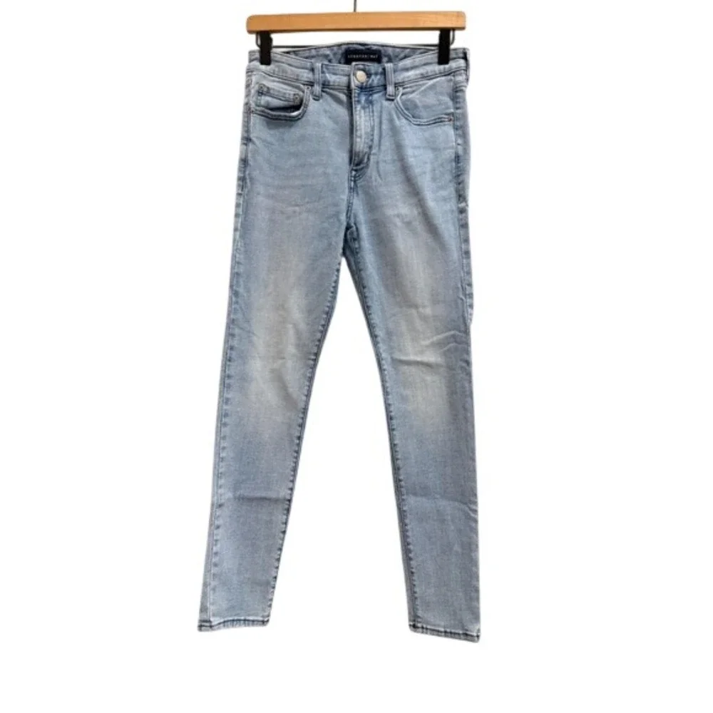 Aeropostale Womens High Rise Skinny Jeans Light Wash Blue Size 10‎ Reg Stretch